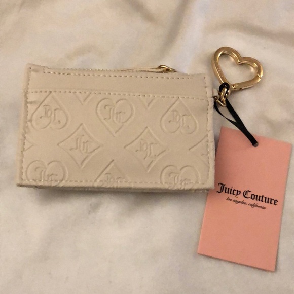 Juicy Couture Angel Glitz Out Tab Elongated Faux Leather CC Wallet NWT - Picture 8 of 16